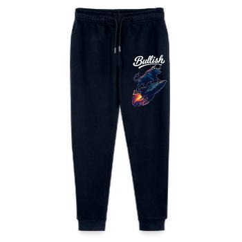 Stock Bull Bull Chart Profit Rocket Gift - Stanley/Stella Mini Mover Teen Organic Jogging Trousers  - navy - Front