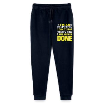 Motivationsspruch für Automechaniker - Stanley/Stella Teenager Bio Jogginghose Mini Mover  - Navy - Vorne