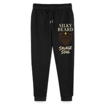 Bartöl Pflege Humor Gepflegter Lebensstil - Stanley/Stella Teenager Bio Jogginghose Mini Mover  - Schwarz - Vorne