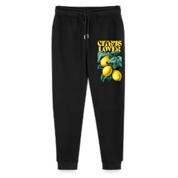 Amateur d’agrumes Design botanique - Pantalon de jogging bio Mini Mover Stanley/Stella Ado  - noir - Devant