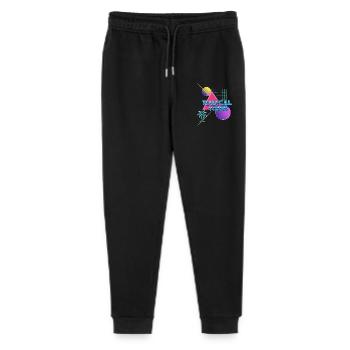Neon Retro Radical Vibes - Stanley/Stella Mini Mover Teen Organic Jogging Trousers  - black - Front
