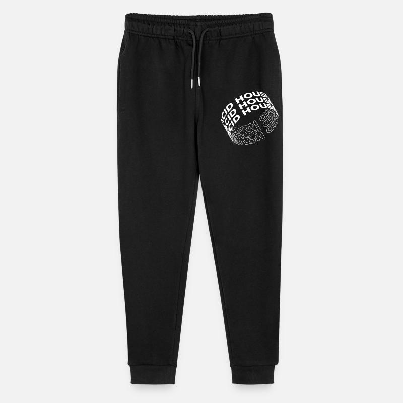 Conception de la typographie Acid House - Pantalon de jogging bio Mini Mover Stanley/Stella Ado  - noir