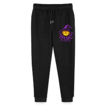Octopumpkin - Spooky pumpkin with tentacles - Stanley/Stella Mini Mover Teen Organic Jogging Trousers  - black - Front