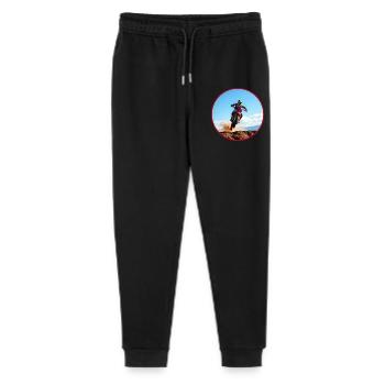 Logo de couleur motocross - Rouge - Pantalon de jogging bio Mini Mover Stanley/Stella Ado  - noir - Devant