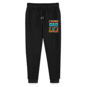 Codage Papa Cooler, Programmeur - Pantalon de jogging bio Mini Mover Stanley/Stella Ado  - noir - Devant
