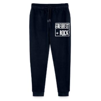 FREEDOM and ROCK GRUNGE ROCK GRAFFITI DESIGN - Stanley/Stella Mini Mover Teen Organic Jogging Trousers  - navy - Front