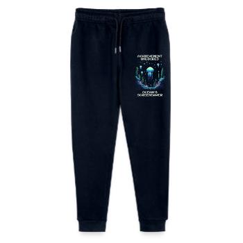 Réalisation : Économiseur d’écran océanique - Pantalon de jogging bio Mini Mover Stanley/Stella Ado  - marine - Devant