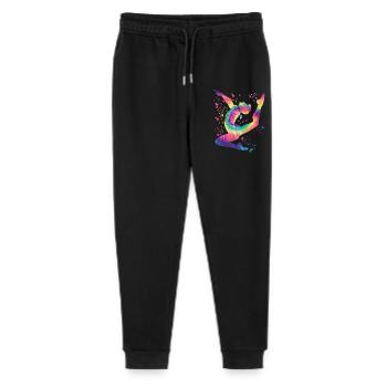 Gymnastics Floor Artistic Gymnastics - Stanley/Stella Mini Mover Teen Organic Jogging Trousers  - black - Front