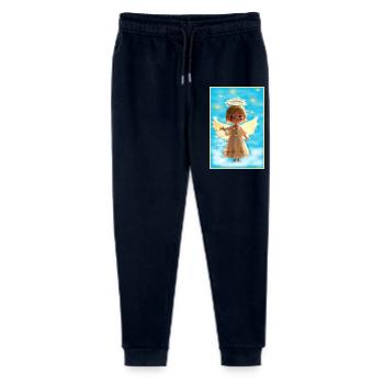 Angel Engel Church Kirche Faith Glaube Child Kids - Stanley/Stella Mini Mover Teen Organic Jogging Trousers  - navy - Front