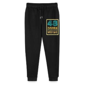 48 - Stanley/Stella Teenager Bio Jogginghose Mini Mover  - Schwarz - Vorne