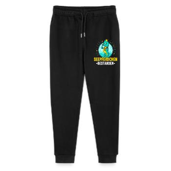 Seepferdchen Bestanden Schwimmkurs Kind  - Stanley/Stella Teenager Bio Jogginghose Mini Mover  - Schwarz - Vorne