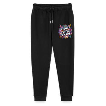 Born in the best decade - Stanley/Stella Mini Mover Teen Organic Jogging Trousers  - black - Front