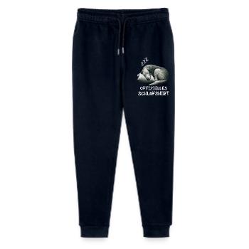 Official Irish Wolfhound Sleep Shirt - Stanley/Stella Mini Mover Teen Organic Jogging Trousers  - navy - Front
