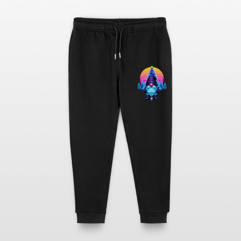 Cyberpunk Code Gnome - Synthwave Noël Nerd Pantalon de jogging bio Mini Mover Stanley/Stella Ado 