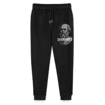 Socrates Ancient Philosopher Portrait - Stanley/Stella Mini Mover Teen Organic Jogging Trousers  - black - Front