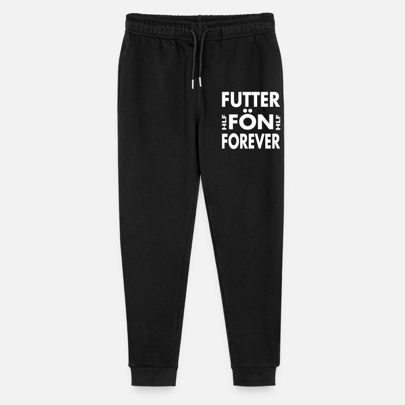 Futterfön Forever - Friteuse à air chaud pour toujours - Pantalon de jogging bio Mini Mover Stanley/Stella Ado  - noir