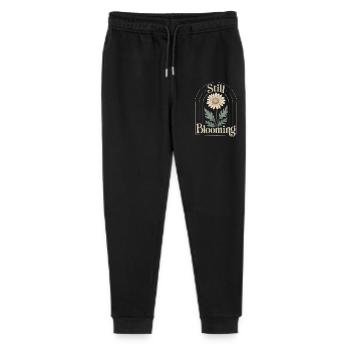 Gentle vintage daisies - Stanley/Stella Mini Mover Teen Organic Jogging Trousers  - black - Front