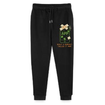 Startup-gründer Survivor Burnout Recover - Stanley/Stella Teenager Bio Jogginghose Mini Mover  - Schwarz - Vorne