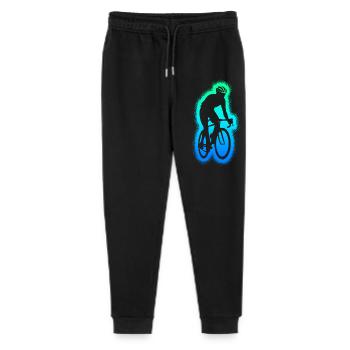 Fahrrad Rennradfahrer Kinder Herren Jungen Rennrad - Stanley/Stella Teenager Bio Jogginghose Mini Mover  - Schwarz - Vorne