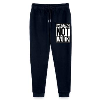 Tax Wealth Not Work Progressive Politics Economy - Stanley/Stella Mini Mover Teen Organic Jogging Trousers  - navy - Front