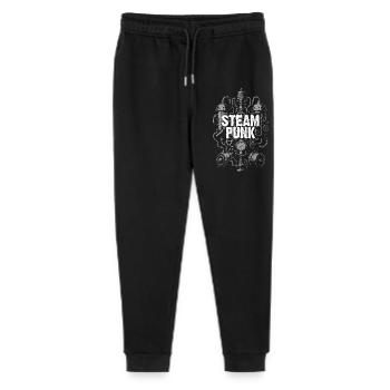 Steampunk Gearpunk Boiler Art - Stanley/Stella Mini Mover Teen Organic Jogging Trousers  - black - Front