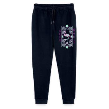 Roulez avec ça, flamant rose - Pantalon de jogging bio Mini Mover Stanley/Stella Ado  - marine - Devant