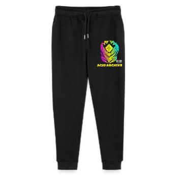 Acid Archive Cyber Sigilism Thermal Y2K Techno - Stanley/Stella Mini Mover Teen Organic Jogging Trousers  - black - Front