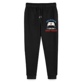 Postboten EIN LÄCHELN FÜR BRIEFTRÄGER LUSTIG - Stanley/Stella Teenager Bio Jogginghose Mini Mover  - Schwarz - Vorne