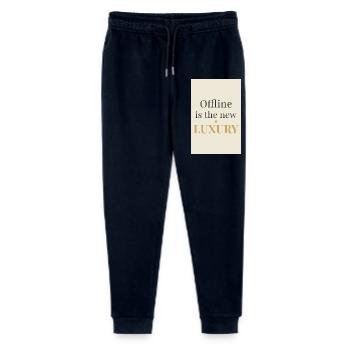 Offline is the New Luxury – Minimal Design - Stanley/Stella Teenager Bio Jogginghose Mini Mover  - Navy - Vorne