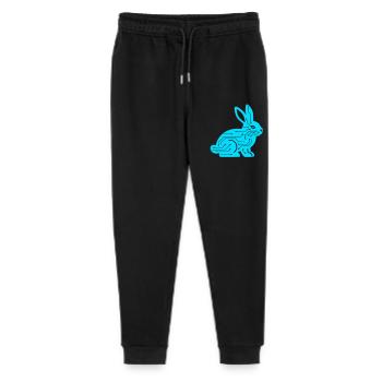 Cyber Rabbit Circuit Board Tech Vector - Pantalon de jogging bio Mini Mover Stanley/Stella Ado  - noir - Devant