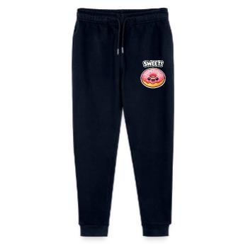 Kawaii Donut Pink Frosting - Stanley/Stella Mini Mover Teen Organic Jogging Trousers  - navy - Front