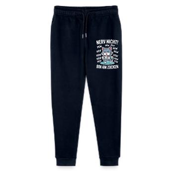 Nerv nicht bin am Zocken Gamer Katze Design - Stanley/Stella Teenager Bio Jogginghose Mini Mover  - Navy - Vorne
