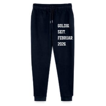 Golden since February 2026 - Stanley/Stella Mini Mover Teen Organic Jogging Trousers  - navy - Front