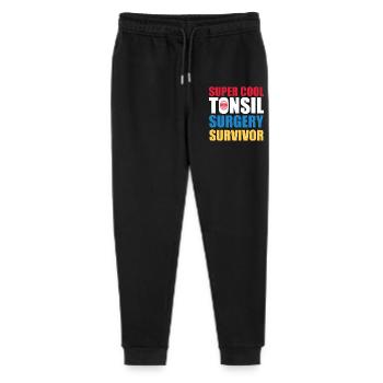 Super Cool Tonsil Surgery Survivor Design - Stanley/Stella Teenager Bio Jogginghose Mini Mover  - Schwarz - Vorne