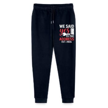 We Said Yes to The Address 2026 - Stanley/Stella Mini Mover Teen Organic Jogging Trousers  - navy - Front