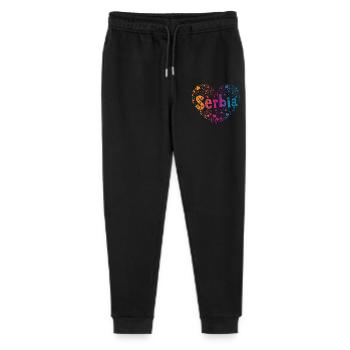 Serbie - Pantalon de jogging bio Mini Mover Stanley/Stella Ado  - noir - Devant