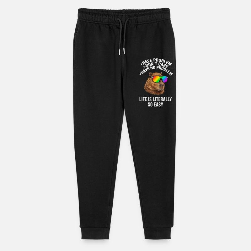 Cool Capybara Rainbow Sunglasses – Tier-Meme - Stanley/Stella Teenager Bio Jogginghose Mini Mover - Schwarz