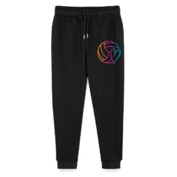 Volleyball Ball - Stanley/Stella Teenager Bio Jogginghose Mini Mover  - Schwarz - Vorne