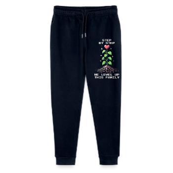 Schritt für Schritt: Level Up Familie | Patchwork - Stanley/Stella Teenager Bio Jogginghose Mini Mover  - Navy - Vorne