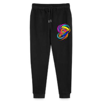 Pizza slice - Stanley/Stella Mini Mover Teen Organic Jogging Trousers  - black - Front
