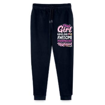 This girl has a great - Stanley/Stella Mini Mover Teen Organic Jogging Trousers  - navy - Front