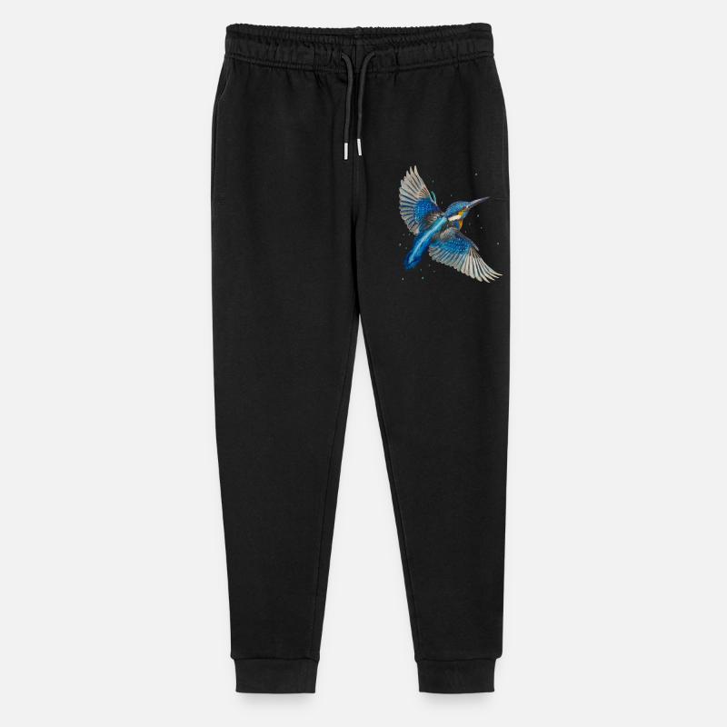 Eisvogel im Flug - Stanley/Stella Teenager Bio Jogginghose Mini Mover - Schwarz