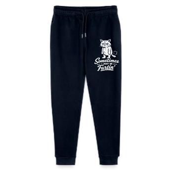 Parfois, je suis juste un chat qui pète ( - Pantalon de jogging bio Mini Mover Stanley/Stella Ado  - marine - Devant