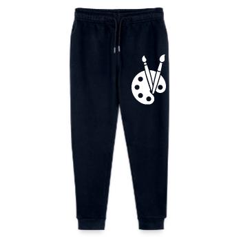 Painting, Color Palette, Brush, Art Icon - Stanley/Stella Mini Mover Teen Organic Jogging Trousers  - navy - Front