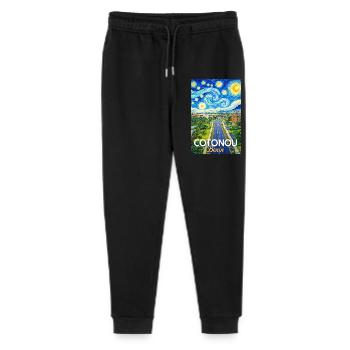 Cotonou Street Starry Sky - Stanley/Stella Mini Mover Teen Organic Jogging Trousers  - black - Front