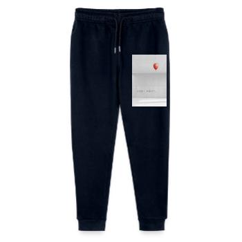 Make it happen minimalist Motivation Spruch - Stanley/Stella Teenager Bio Jogginghose Mini Mover  - Navy - Vorne