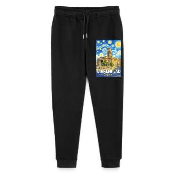 Birkenhead England Clock Tower Star Swirl - Stanley/Stella Mini Mover Teen Organic Jogging Trousers  - black - Front