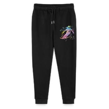 Alpine skiing Winter sports Nordic skiing - Stanley/Stella Mini Mover Teen Organic Jogging Trousers  - black - Front