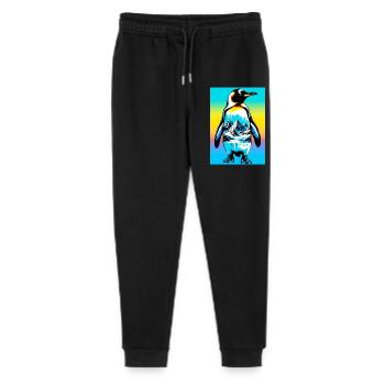 penguin - Stanley/Stella Mini Mover Teen Organic Jogging Trousers  - black - Front