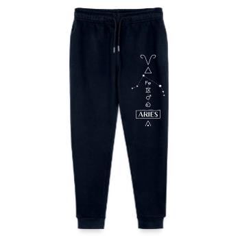Aries - Widder Sternzeichen - weiss - Stanley/Stella Teenager Bio Jogginghose Mini Mover  - Navy - Vorne
